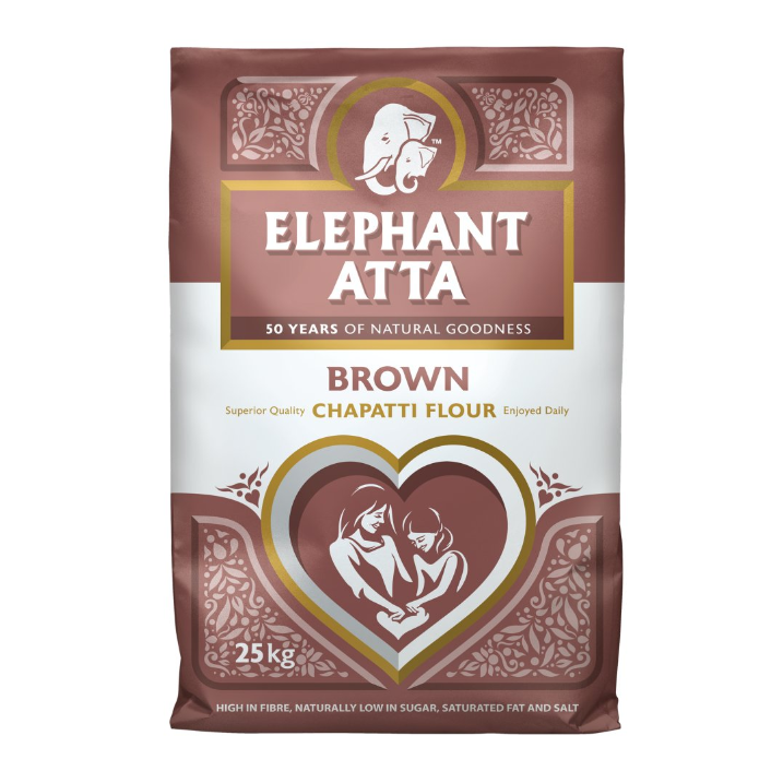 Elephant Atta Brown Wheat Flour 25KG