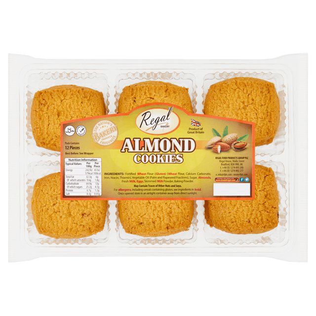 Regal Almond Cookies 8x12PCS