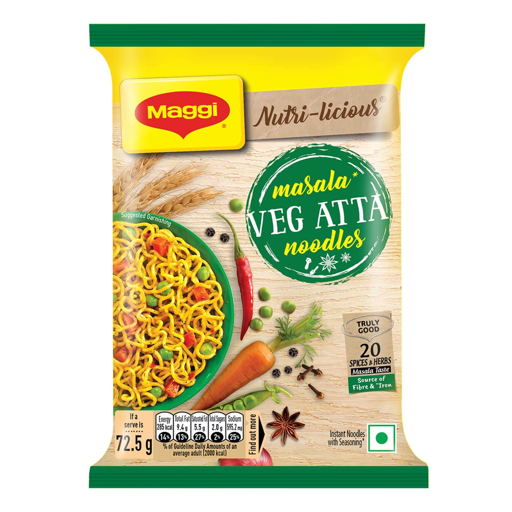 Maggi Atta Noodle Veg 96X75G