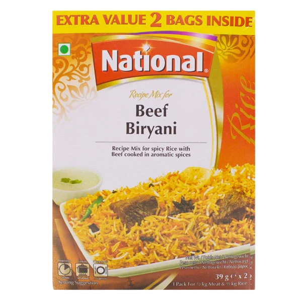 National Beef Biryani 6x100G