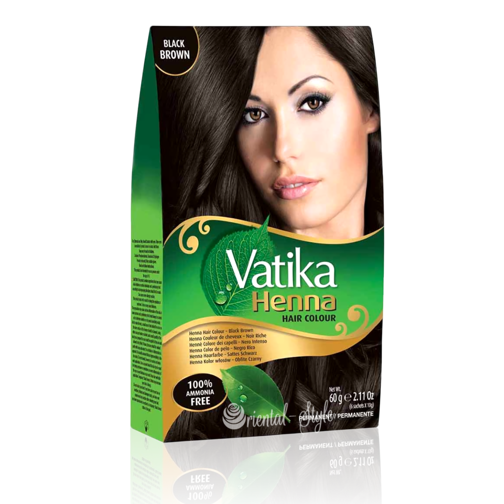 Vatika Black Brown Hair Color 6x60G