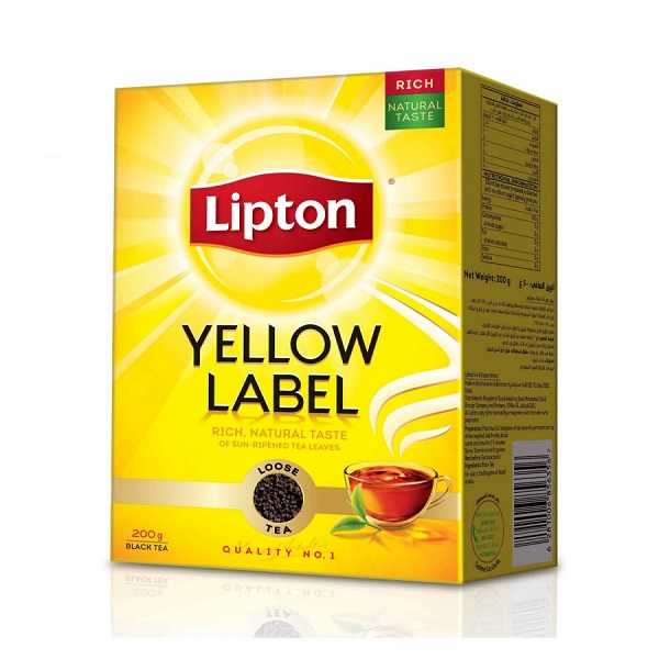 Lipton Black Tea Yellow Label 12x200G