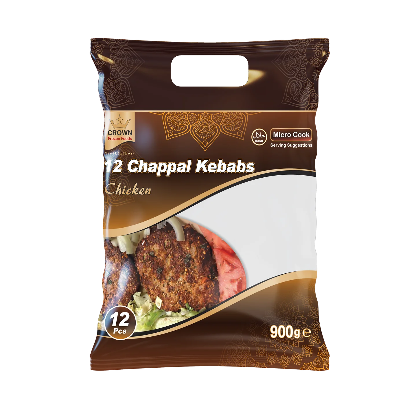 Crown Chapli Kebab Chicken 12x12pcs