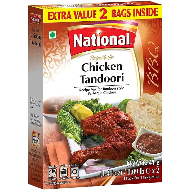 National Chicken Tandoori 6x82G