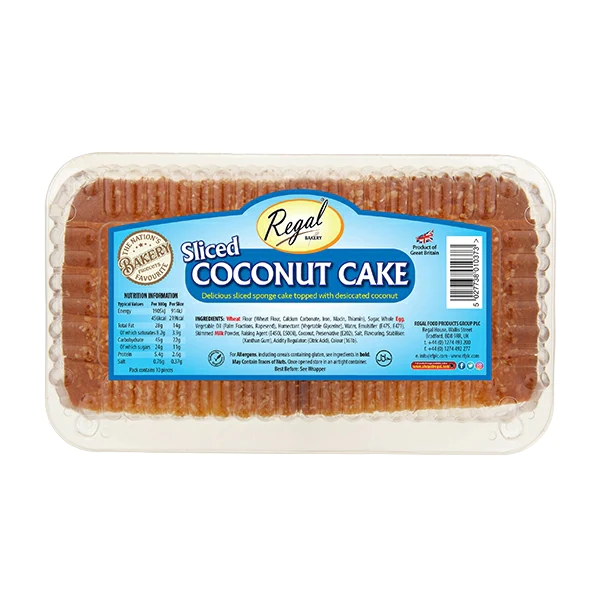 Regal Coconut Sliced Cake 6x10PCS