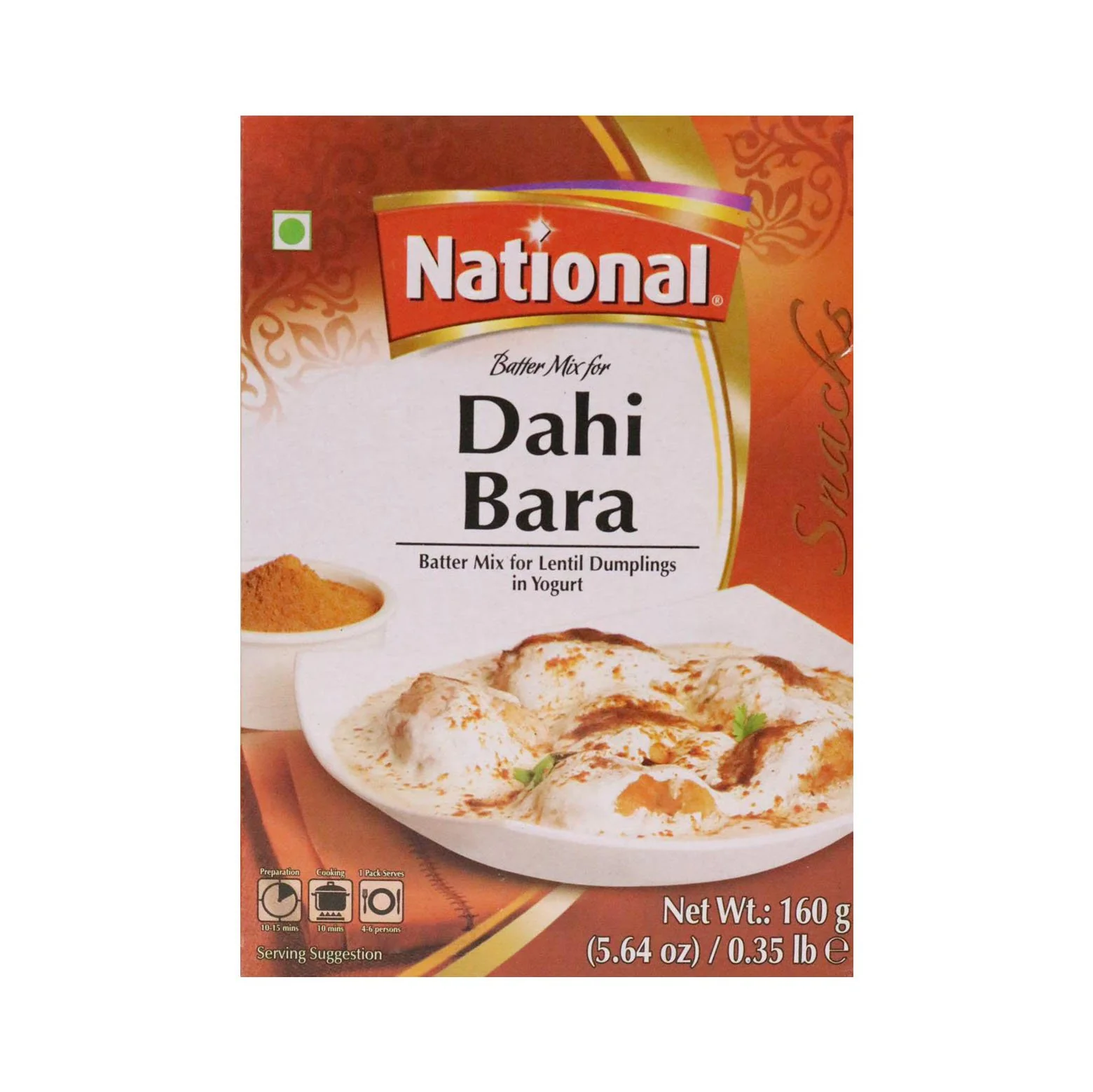 National Dahi Bara Powder 6x160G