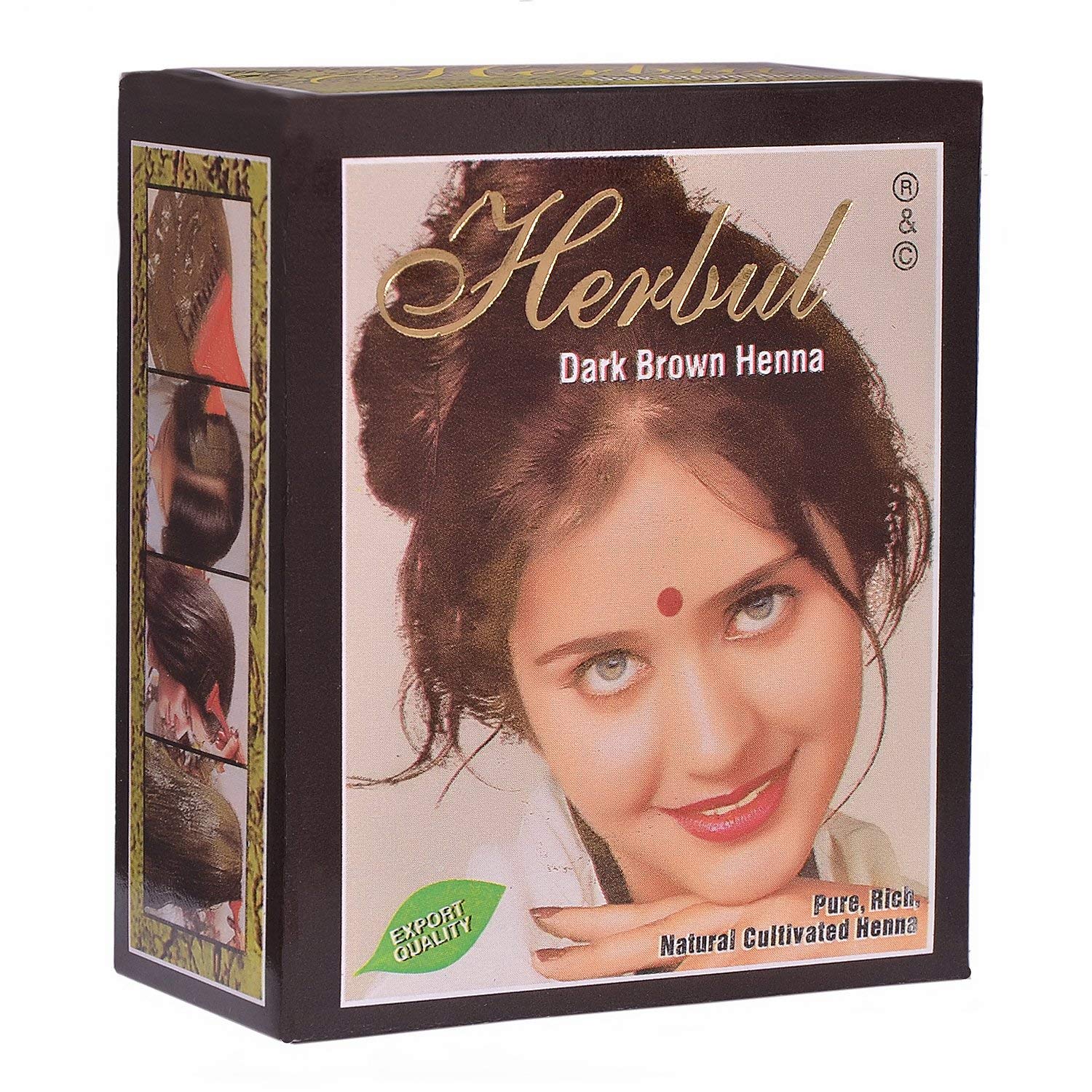Herbul Dark Brown Henna 10x60G
