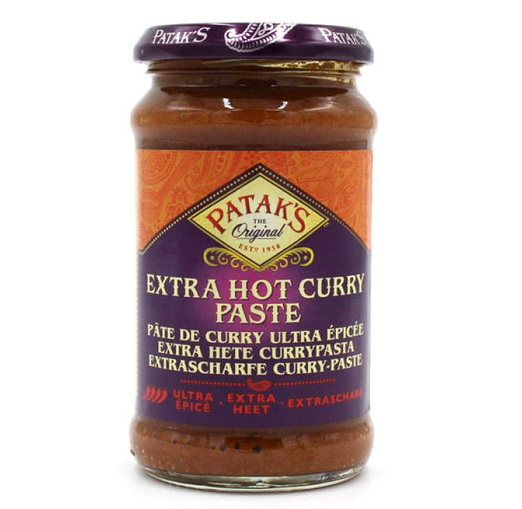 Pataks Ex. Hot Curry Paste 6x283g