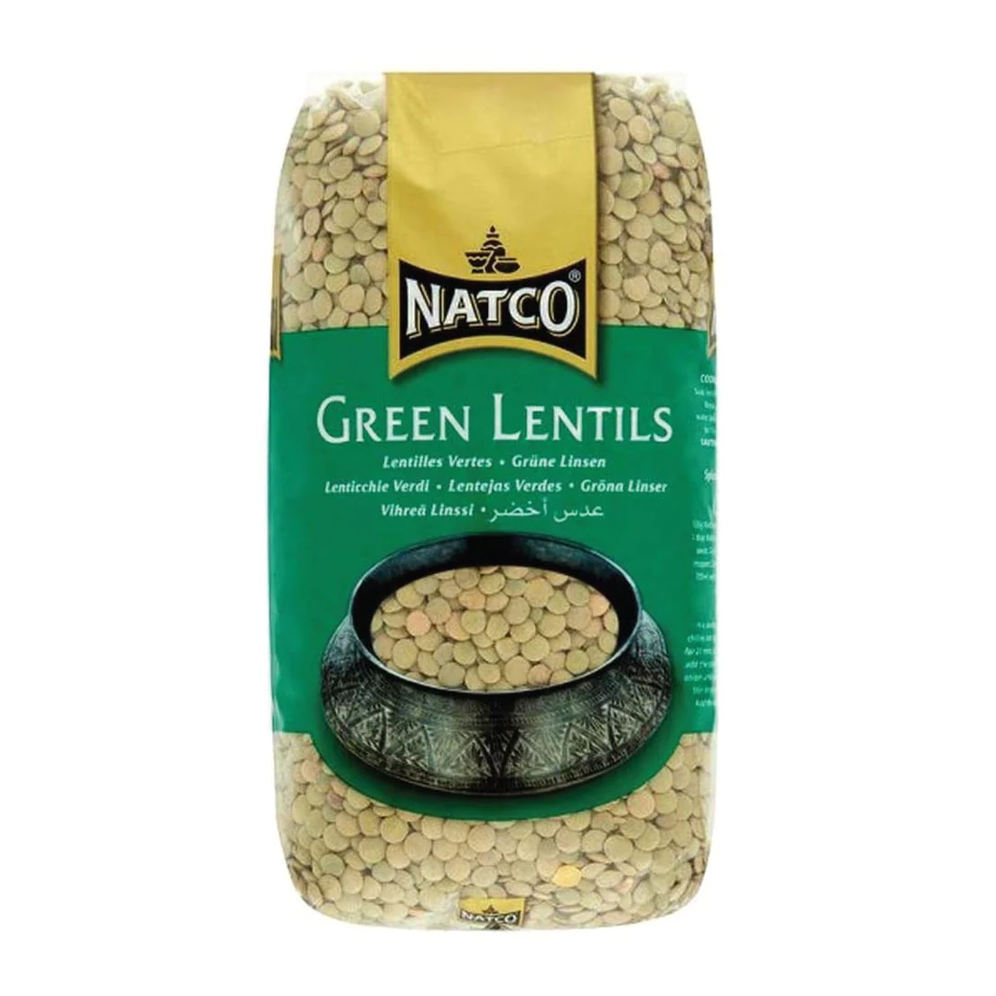 Natco Green Lentils 10x1KG