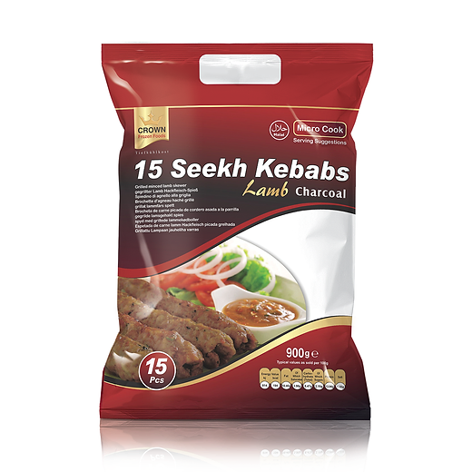 Crown Lamb Seek Kebab 10x15pcs