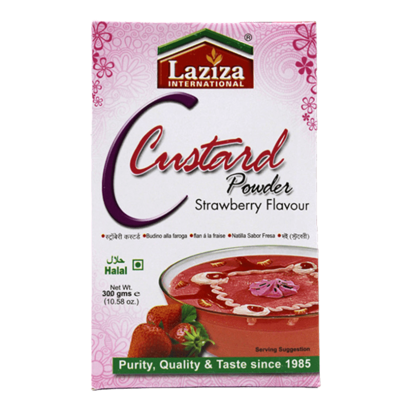 Laziza Strawberry Custard Powder 6x300G