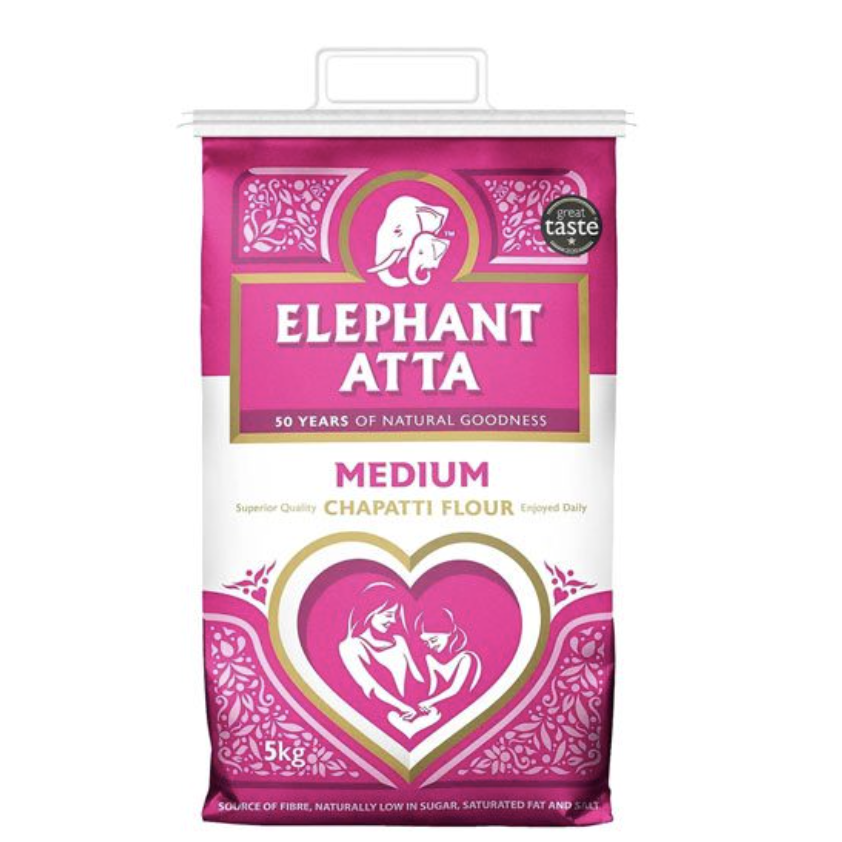 Elephant Atta Medium Wheat Flour 5KG
