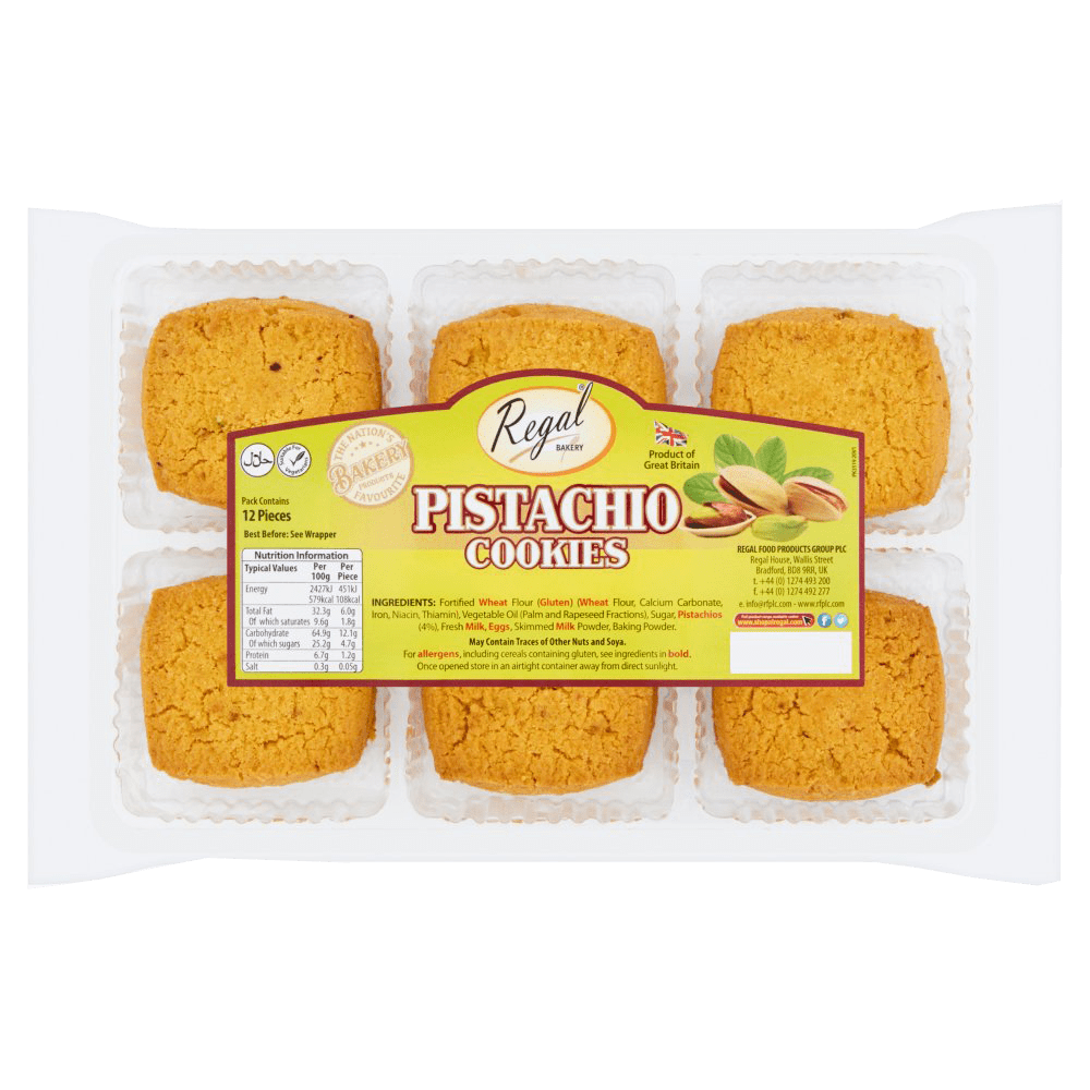Regal Pistachio Cookies 8x12PCS