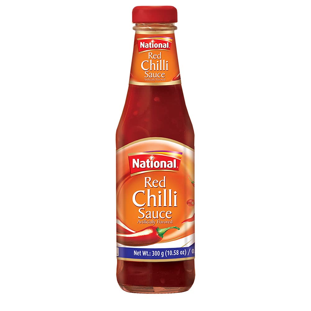 National Red Chilli Sauce 12x300G