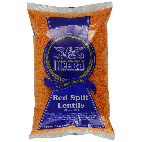 Heera Red Lentils 6x2KG