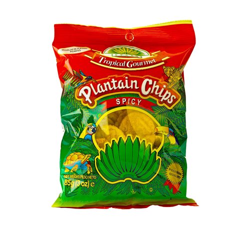 Tropical Gourmet Spicy Plantain Chips 20x85G