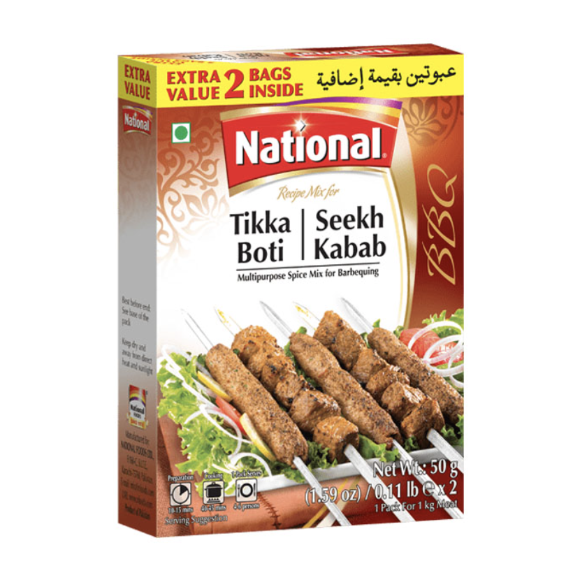 National Tikka Boti // Seekh Kabab 6x100g