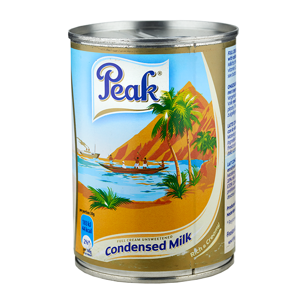 Peak Unsweetened Condensed Milk 2x12x410G