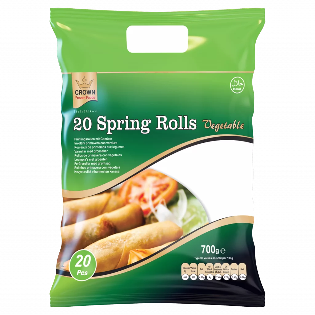 Crown Vegetable Spring Roll 15x20pcs