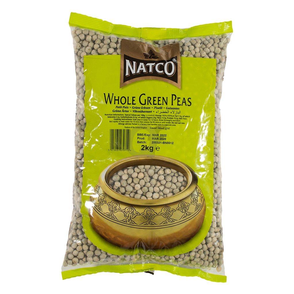 Natco Whole Green Peas 6x2KG