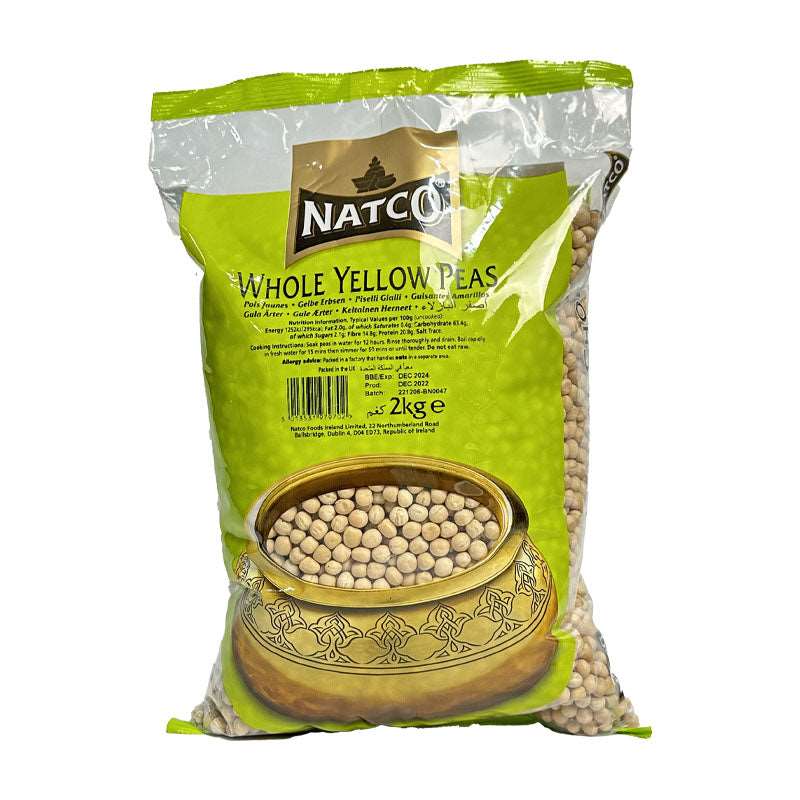 Natco Whole Yellow Peas 6x2KG