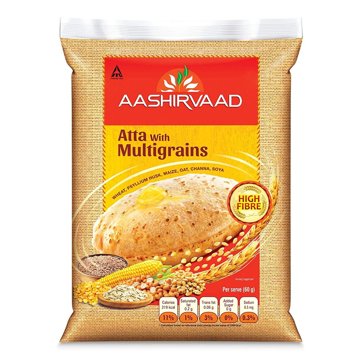 Aashirvaad Multigrain Wheat Flour 10x2KG