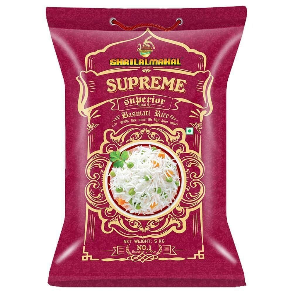 Shrilalmahal Supreme Basmati Rice 4x5KG