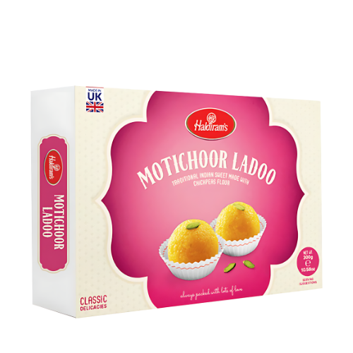 Haldiram Motichoor Ladoo 16x300G