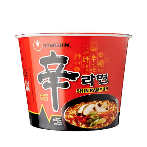 Nongshim Hot & Spicy Shin Noodles cup 16x114G