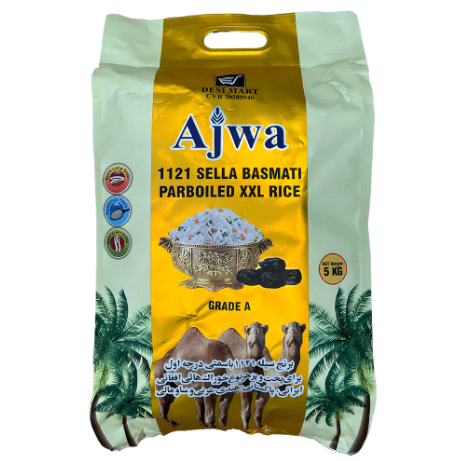 Ajwa 1121 Sella Basmati Parboiled XXL Rice 4x5KG