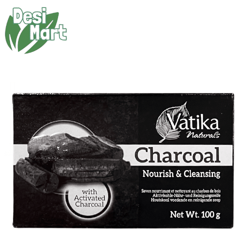 Vatika Charcoal Soap 6x100G