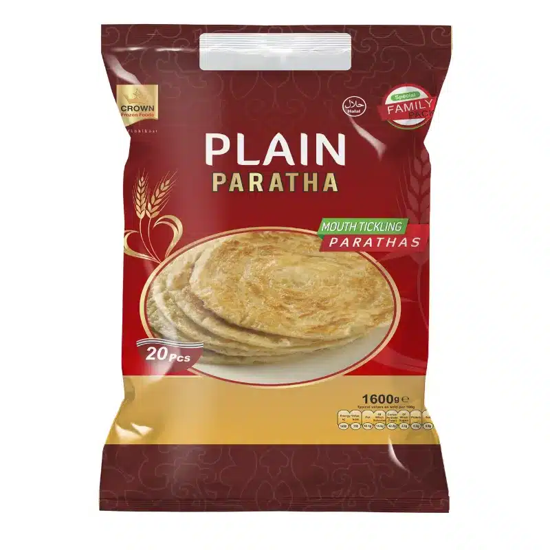 Crown Family Plain Paratha 20pcsx6pkts 1600G