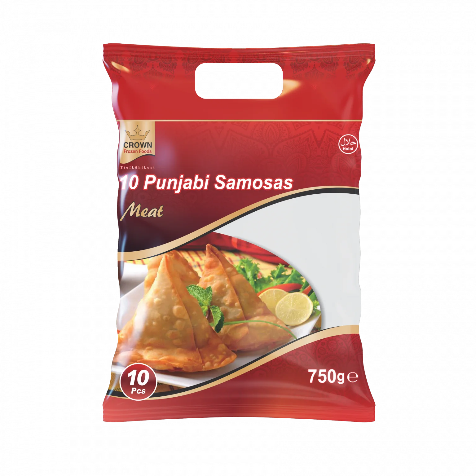 Crown Punjabi Samosa Meat 10x10Pkts 750G