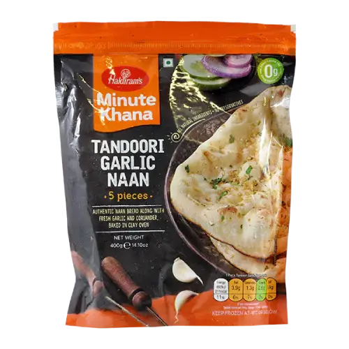 Haldiram Tandoori Garlic Naan 20x400G